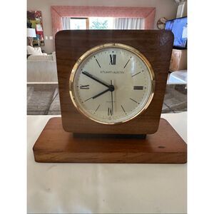 Vintage Stuart Austin mid-century desk clock
